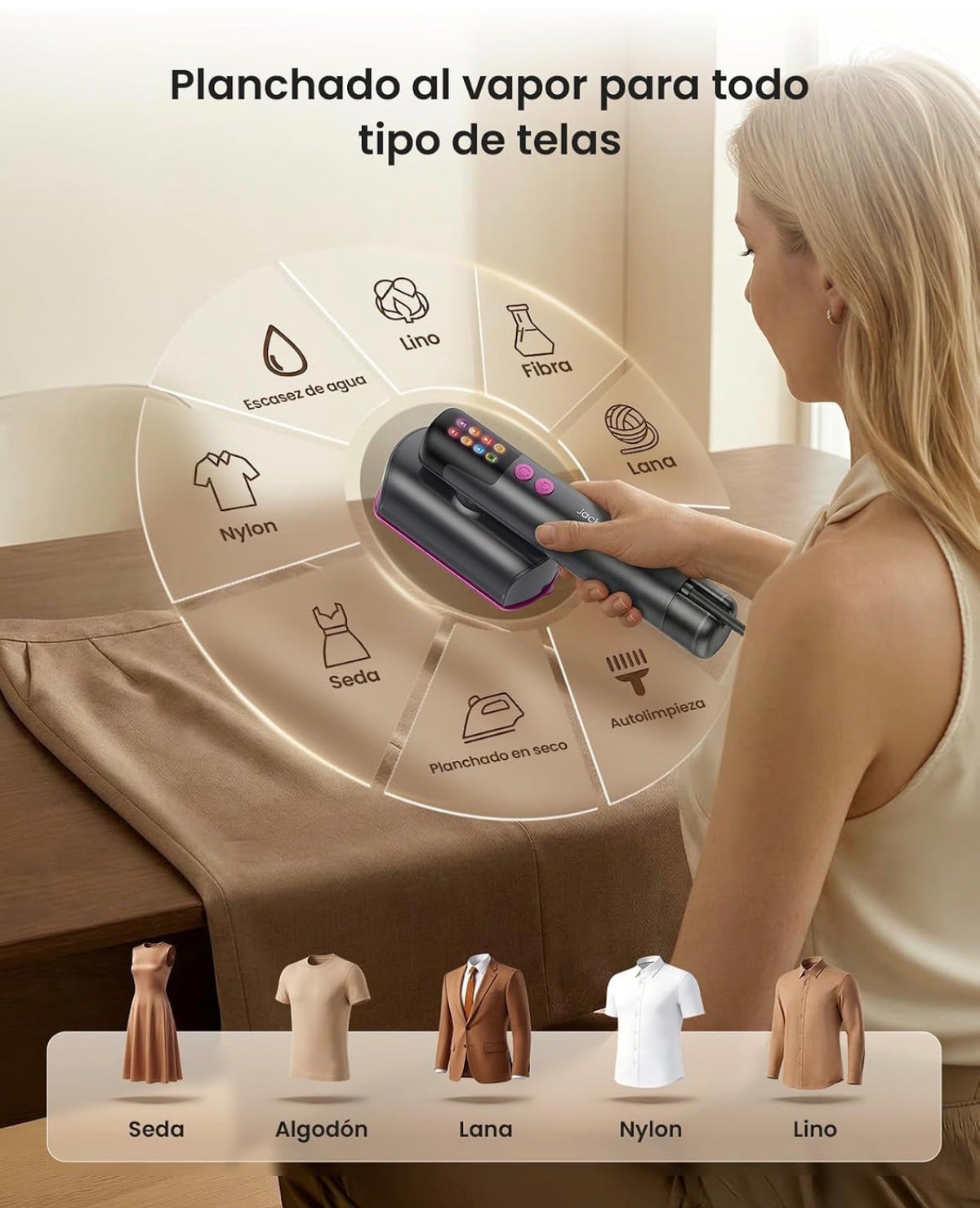 VAPORA™ | Plancha de Vapor Portátil 2 en 1