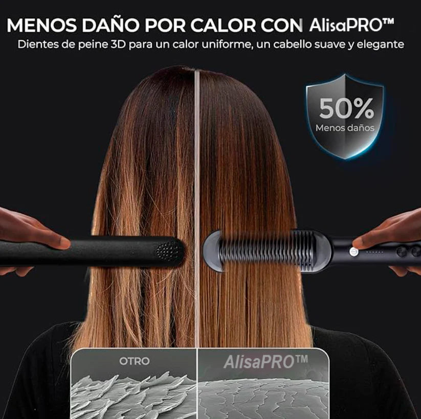 Cepillo Alisador Iónico - AlisaPRO™
